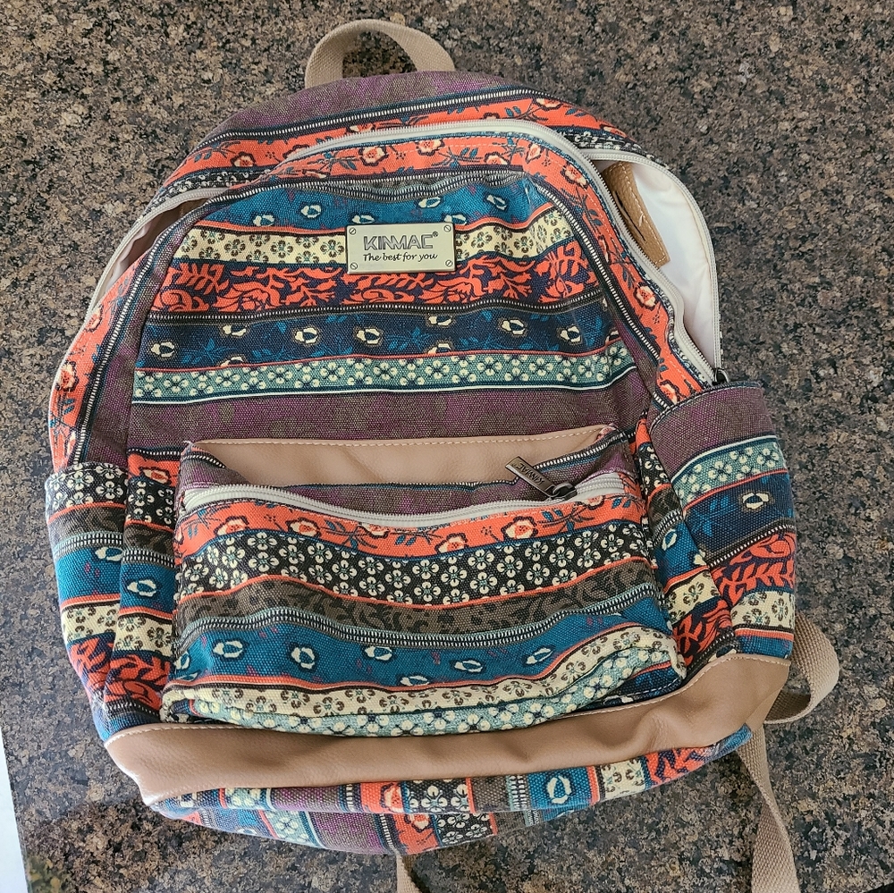 Backpack with laptop section